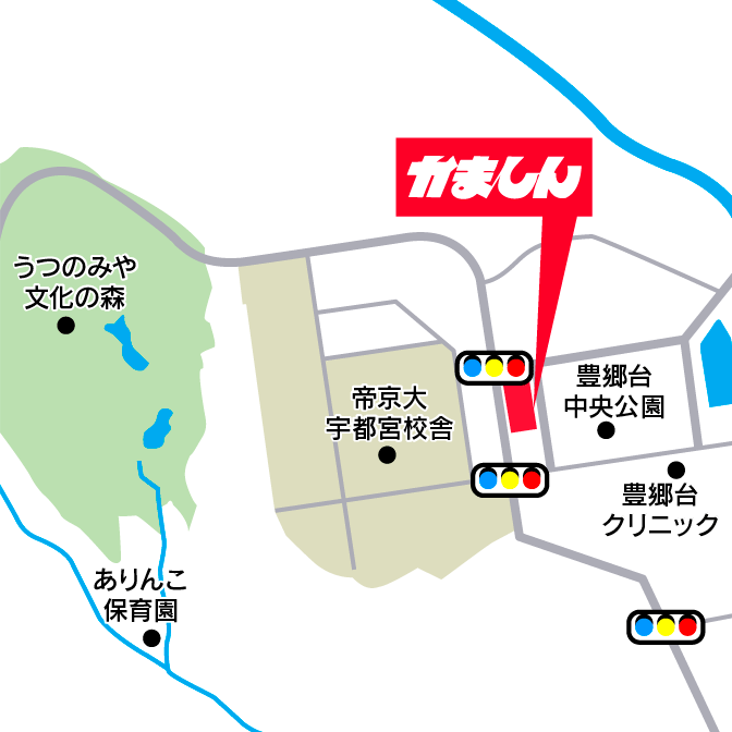 ミュゼ豊郷台店の地図